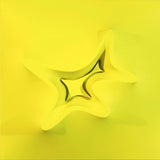 Estroflessione italian style yellow (50x50x18 cm) | Alessandro Butera - Scultura da Parete di Design Italiano - Alessandro Butera Atelier d'Arte italiana dal 2014