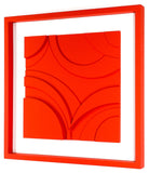 Italian Style Red: Butera 3D Wall Sculpture - Alessandro Butera Atelier d'Arte italiana dal 2014