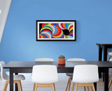 "Armonia e Colore (50x100 cm)" - Un'esplosione di gioia cromatica per il tuo spazio. - Alessandro Butera Atelier d'Arte italiana dal 2014