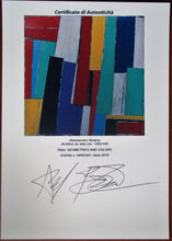 Charger l&#39;image dans la galerie, Arte astratta contemporanea xxl opera unica &quot;geometries and colors&quot; cm. 105x105
