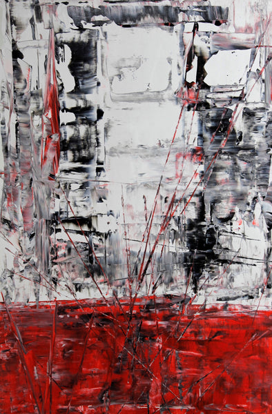 Arte astratta contemporanea opera unica "abstraction 102" cm. 105x70