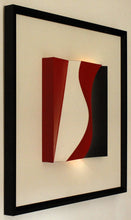 Load image into Gallery viewer, Bassorilevo luminoso in P.l.a. biodegradabile italian style cm. 50x50x6. Funsionamento a batterie, interruttore invato in basso nella cornice
