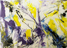 Cargar imagen en el visor de la galería, Arte astratta contemporanea xxl opera unica &quot;violet 101&quot; cm.70x105
