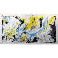 ’abstract 1 (199x104 cm)’ - Un’affermazione audace di arte astratta contemporanea che parla all’anima. - dipinto opera