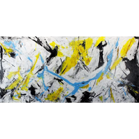 ’abstract 1 (199x104 cm)’ - Un’affermazione audace di arte astratta contemporanea che parla all’anima. - dipinto opera