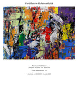 Load image into Gallery viewer, Arte astratta contemporanea xxl opera unica &quot;abstraction 101&quot; cm. 80x105
