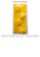 Italian Style - Forme e Spazio Cinetico in Yellow: Un'Esplosione di Luce e Dinamismo  Estroflessione cm. 70x30x25 opera unica - Alessandro Butera Atelier d'Arte italiana dal 2014