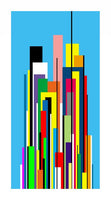 Giclèe su carta cm. 90x50 titolo "the city of colors" Alessandro Butera