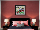 Giclèe su carta cm. 70x70  titolo "space lines" AlessandroButera.gallery - Alessandro Butera Atelier d'Arte italiana dal 2014