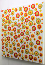 Load image into Gallery viewer, quadro astratto ad acrilico su tela materico con colori brillanti &quot;colored candies&quot;  opera unica Alessandro Butera cm. 50x50x2
