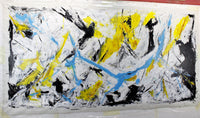 opera unica "abstract 1" cm. 199x104