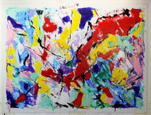 Load image into Gallery viewer, grande dipinto astratto contemporaneo materico opera unica &quot;abstract 5&quot; cm. 105x140
