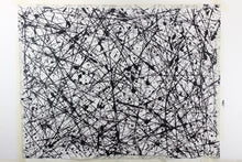 Charger l&#39;image dans la galerie, quadro opera unica astratto in bianco e nero xxl &quot;black and white&quot; cm. 80x104
