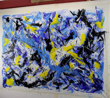Cargar imagen en el visor de la galería, grande dipinto astratto contemporaneo materico opera unica &quot;abstract 5&quot; cm. 105x140
