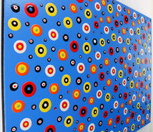 Load image into Gallery viewer, quadro astratto ad acrilico su tela materico con colori brillanti &quot;colored candies&quot;  opera unica Alessandro Butera cm. 60x80x2
