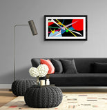 Dreams" - Un volo interiore tra forme e colori, un'opera unica da collezione. cm. 50x90 titolo - Alessandro Butera Atelier d'Arte italiana dal 2014