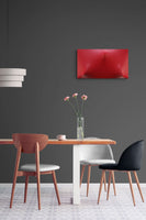 "Italian Style - Concetto Spaziale Red: Un'Esplosione di Passione che Sfida lo Spazio" Estroflessione cm. 40x70x11 - Alessandro Butera Atelier d'Arte italiana dal 2014