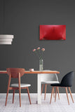 "Italian Style - Concetto Spaziale Red: Un'Esplosione di Passione che Sfida lo Spazio" Estroflessione cm. 40x70x11 - Alessandro Butera Atelier d'Arte italiana dal 2014